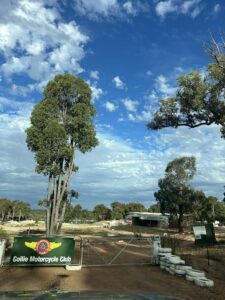 Front gate vista of Stockton Park Motocross