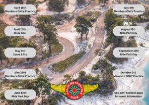 Collie Motocross 2026 calendar